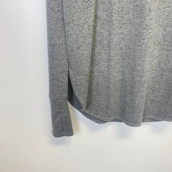 Athleta Gray Long Sleeve Top - Picture 7 of 10